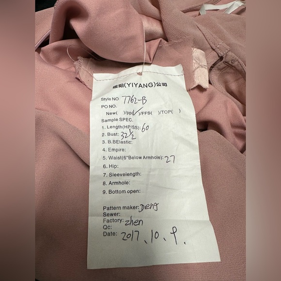 BHLDN Anthropologie Pale Pink Capulet Dress Size S - Picture 7 of 9